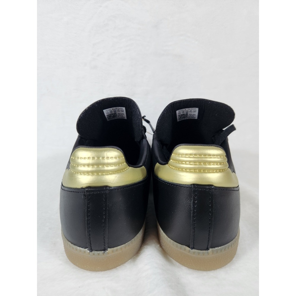 Adidas Samba Messi Black Gold Leather Soccer Shoes Sneakers Men 11.5 NWOB - Picture 3 of 8